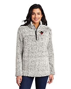 Port Authority® Ladies Cozy 1/4-Zip Fleece - Embroidery - Bandits Head