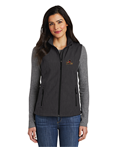 Port Authority® Ladies Core Soft Shell Vest - Embroidery - Bandits Full Logo