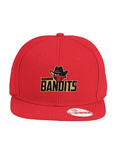 New Era® Original Fit Flat Bill Snapback Cap - Embroidery - Bandits Full Logo
