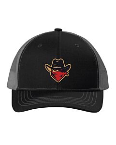 Port Authority® Youth Snapback Trucker Cap - Embroidery - Bandits Head 